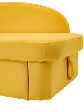 Мягкий диван левый Тедди желтый в Мурманске - изображение 3