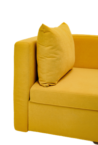 Мягкий диван левый Тедди желтый в Мурманске - предосмотр 5