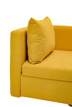 Мягкий диван левый Тедди желтый в Мурманске - изображение 5