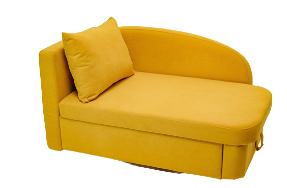 Мягкий диван левый Тедди желтый в Мурманске - изображение