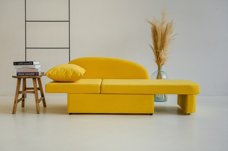 Мягкий диван левый Тедди желтый в Мурманске - изображение 20