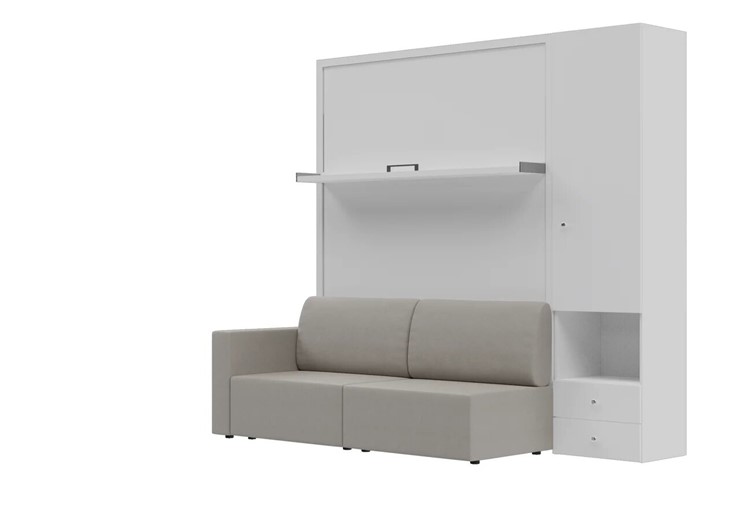 Диван Кровать-трансформер Smart (КД 1400+ШП), шкаф правый, левый подлокотник в Мурманске - изображение 2