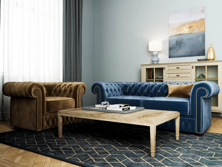 Прямой диван Честер 2,5М (седафлекс) в Мурманске - изображение 11