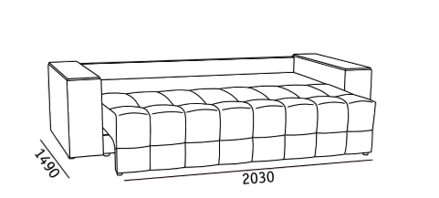 Прямой диван Элегант БД 2022 в Мурманске - изображение 5