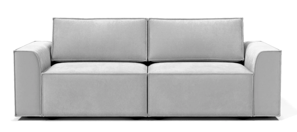 Прямой диван Лофт БЛ1-БП1 (Ремни/Еврокнижка) в Мурманске - изображение