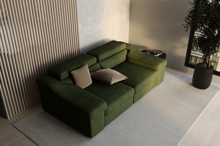 Прямой диван Мюнхен с выкатным механизмом в Мурманске - изображение 9