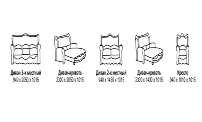 Малый диван Наполеон, ДМ2 в Мурманске - изображение 2