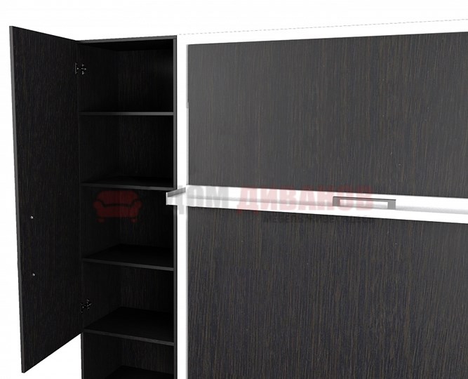 Диван Кровать-трансформер Smart (ШЛ+КД 1400+ШП), 2 шкафа, без подлокотников в Мурманске - изображение 2