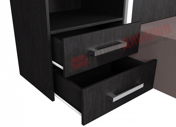 Диван Кровать-трансформер Smart (ШЛ+КД 1400+ШП), 2 шкафа, без подлокотников в Мурманске - изображение 3