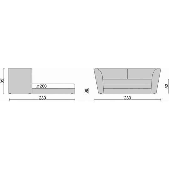 Круглый диван-кровать Смайл в Мурманске - изображение 6