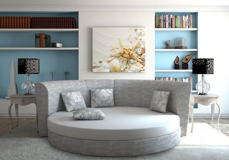 Круглый диван-кровать Смайл в Мурманске - изображение 5