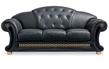 Раскладной диван Versace (3-х местный) black в Мурманске