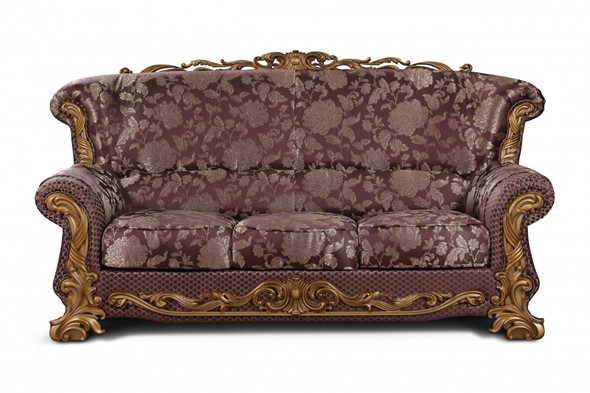Прямой диван Барокко 2, ДБ3 в Мурманске - изображение