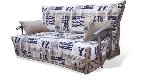 Прямой диван Аккордеон с боковинами, спальное место 1400 в Мурманске - изображение