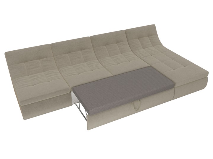 Модульный раскладной диван Холидей, Бежевый (микровельвет) в Мурманске - изображение 6