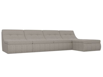 Модульный раскладной диван Холидей, Корфу 02 (рогожка) в Мурманске