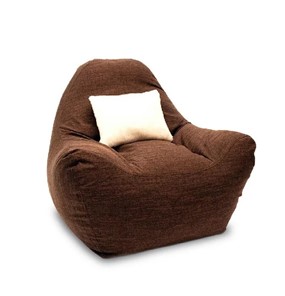 Кресло-мешок КлассМебель Эдем, рогожка орион, коричневый в Мурманске