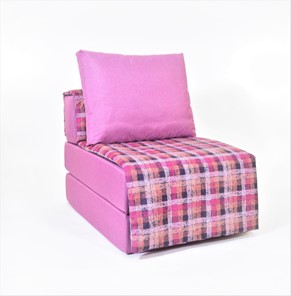 Бескаркасное кресло-кровать Харви, фуксия - квадро в Мурманске