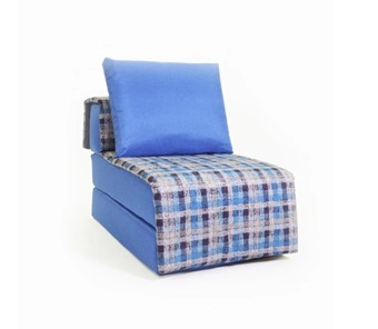 Бескаркасное кресло Харви, синий - квадро в Мурманске