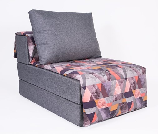 Бескаркасное кресло Харви, серый - сноу манго в Мурманске - изображение