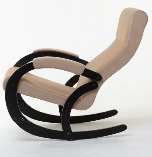 Кресло-качалка в гостиную Корсика, ткань Amigo Beige 34-Т-AB в Мурманске - изображение 1