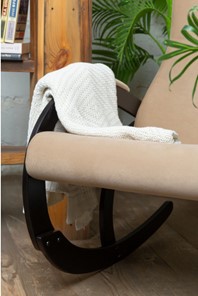 Кресло-качалка в гостиную Корсика, ткань Amigo Beige 34-Т-AB в Мурманске - предосмотр 5