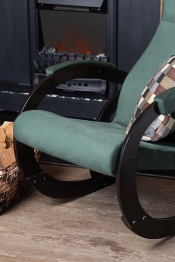 Кресло-качалка Корсика, ткань Amigo Green 34-Т-AG в Мурманске - изображение 6