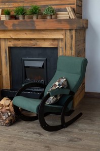 Кресло-качалка Корсика, ткань Amigo Green 34-Т-AG в Мурманске - предосмотр 7