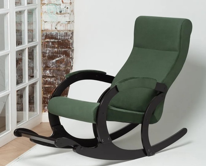 Кресло-качалка в гостиную Марсель, ткань Amigo Green 33-Т-AG в Мурманске - изображение 3