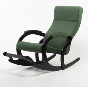 Кресло-качалка в гостиную Марсель, ткань Amigo Green 33-Т-AG в Мурманске