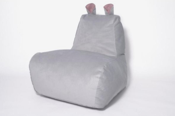 Кресло-мешок Бегемот серый в Мурманске - изображение