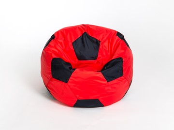 Кресло-мешок Мяч большой, красно-черный в Мурманске