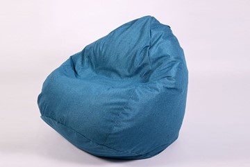 Кресло-мешок Юниор, рогожка синий в Мурманске