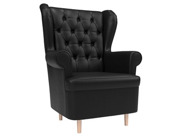 Кресло для отдыха Торин Люкс, черный (Экокожа) в Мурманске