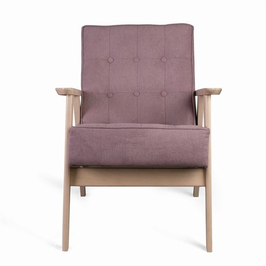 Кресло Ретро (беленый дуб / RS 12 - розовый) в Мурманске - изображение 1