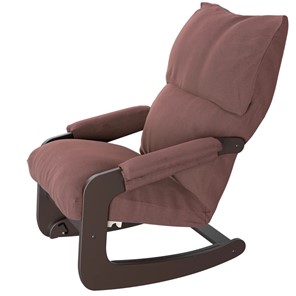 Кресло Трансформер Амадео ВСК №81 (каркас венге, сиденье коричнево-розовое) в Мурманске