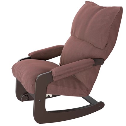 Кресло Трансформер Амадео ВСК №81 (каркас венге, сиденье коричнево-розовое) в Мурманске - изображение