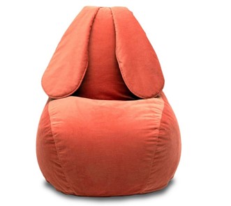 Кресло-игрушка Зайка (длинные уши), оранжевый в Мурманске