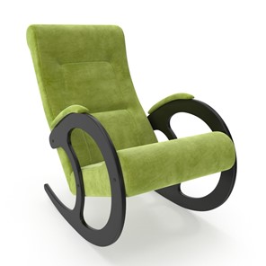 Кресло-качалка Модель 3, Verona 38 Apple Green-велюр в Мурманске