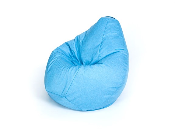 Кресло-мешок Хоум малое, голубое в Мурманске - изображение