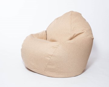 Кресло-мешок Макси, рогожка, 150х100, песочное в Мурманске - предосмотр
