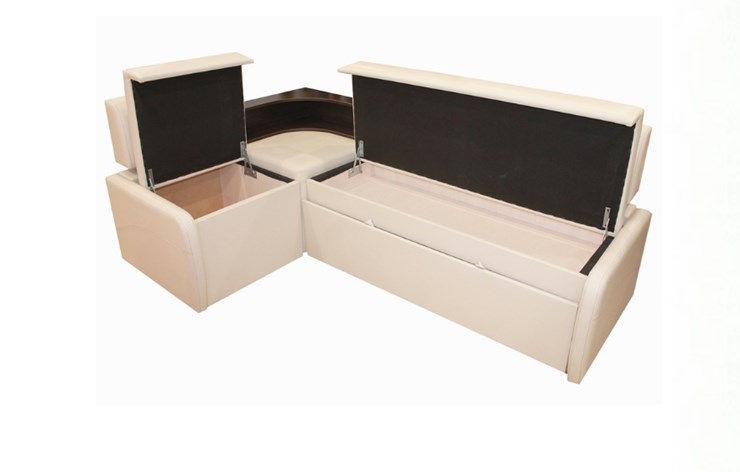 Кухонный угловой диван Модерн 3 со спальным местом и двумя коробами в Мурманске - изображение 1