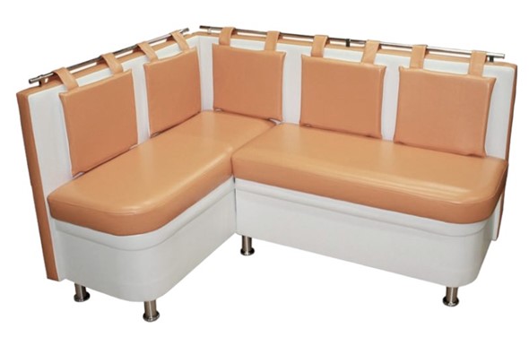 Кухонный угловой диван Модерн (с коробами) в Мурманске - изображение