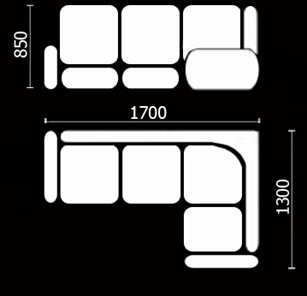 Угловой кухонный диван Нео КМ-01 (168х128 см.) в Мурманске - предосмотр 3