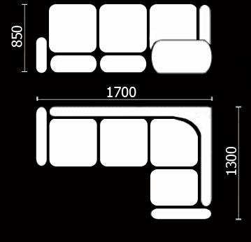 Угловой кухонный диван Нео КМ-01 (168х128 см.) в Мурманске - изображение 3
