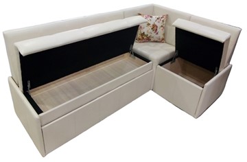 Кухонный угловой диван Модерн 8 со спальным местом и двумя коробами в Мурманске - предосмотр 2
