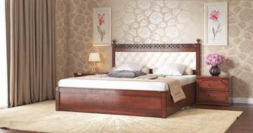 Кровать 2-спальная СВ-Стиль Ричард 160*200 с основанием в Мурманске