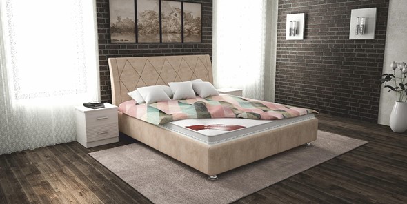 Кровать Верона 120х200 (с основанием) в Мурманске - изображение
