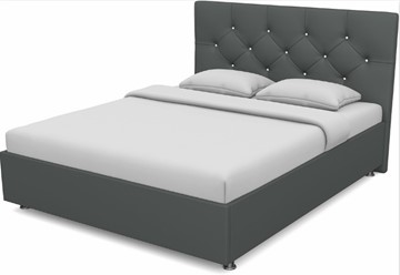 Кровать 1.5-спальная Моника 1400 с основанием (Nitro Grey) в Мурманске