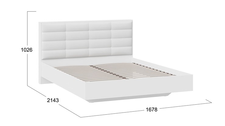 Кровать Агата тип 1 (Белый) в Мурманске - изображение 2